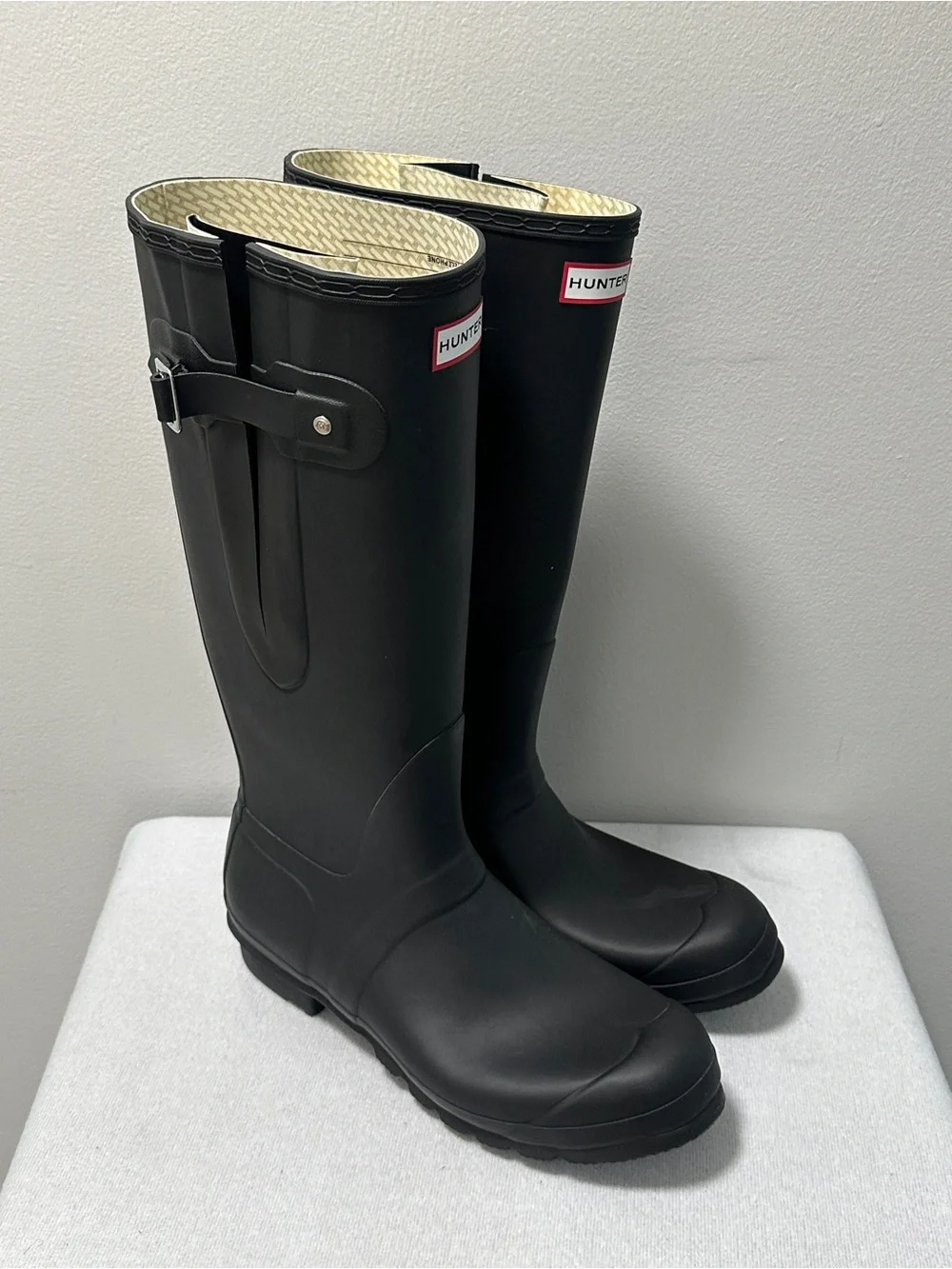 Hunter Men's Norris Field Side Adj. Neoprene Lined Rain Boots US M12/W13